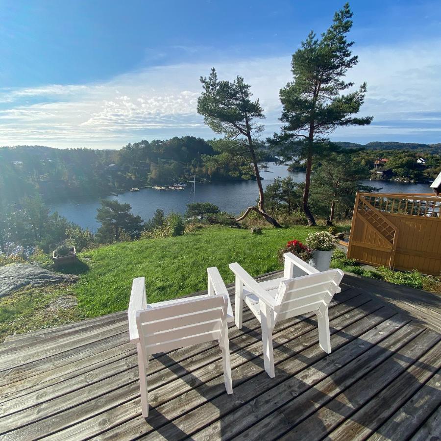 Tregde Ferie Hotel Mandal Bagian luar foto